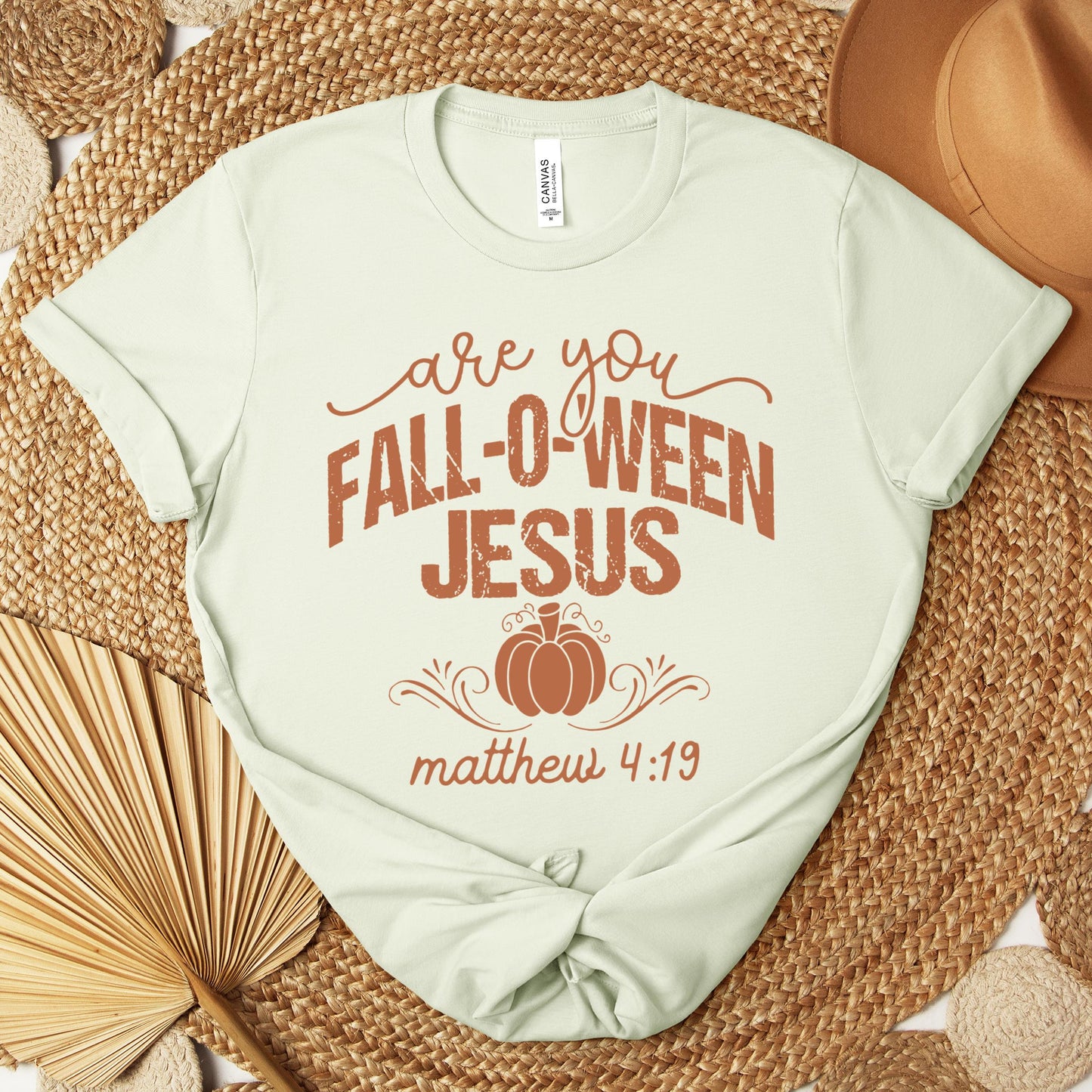 Are You Fall-O-Ween Jesus Matthew 4.19 05 Premium T-shirt