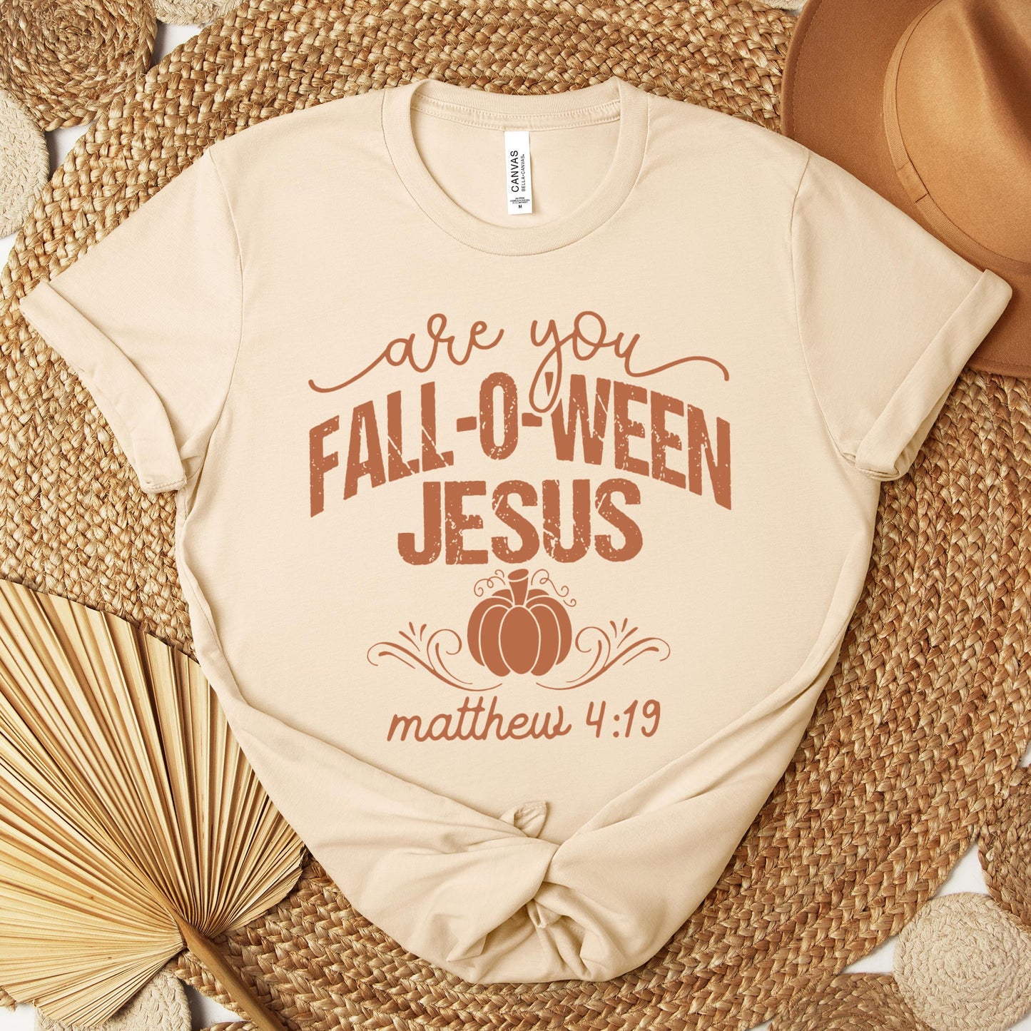 Are You Fall-O-Ween Jesus Matthew 4.19 05 Premium T-shirt