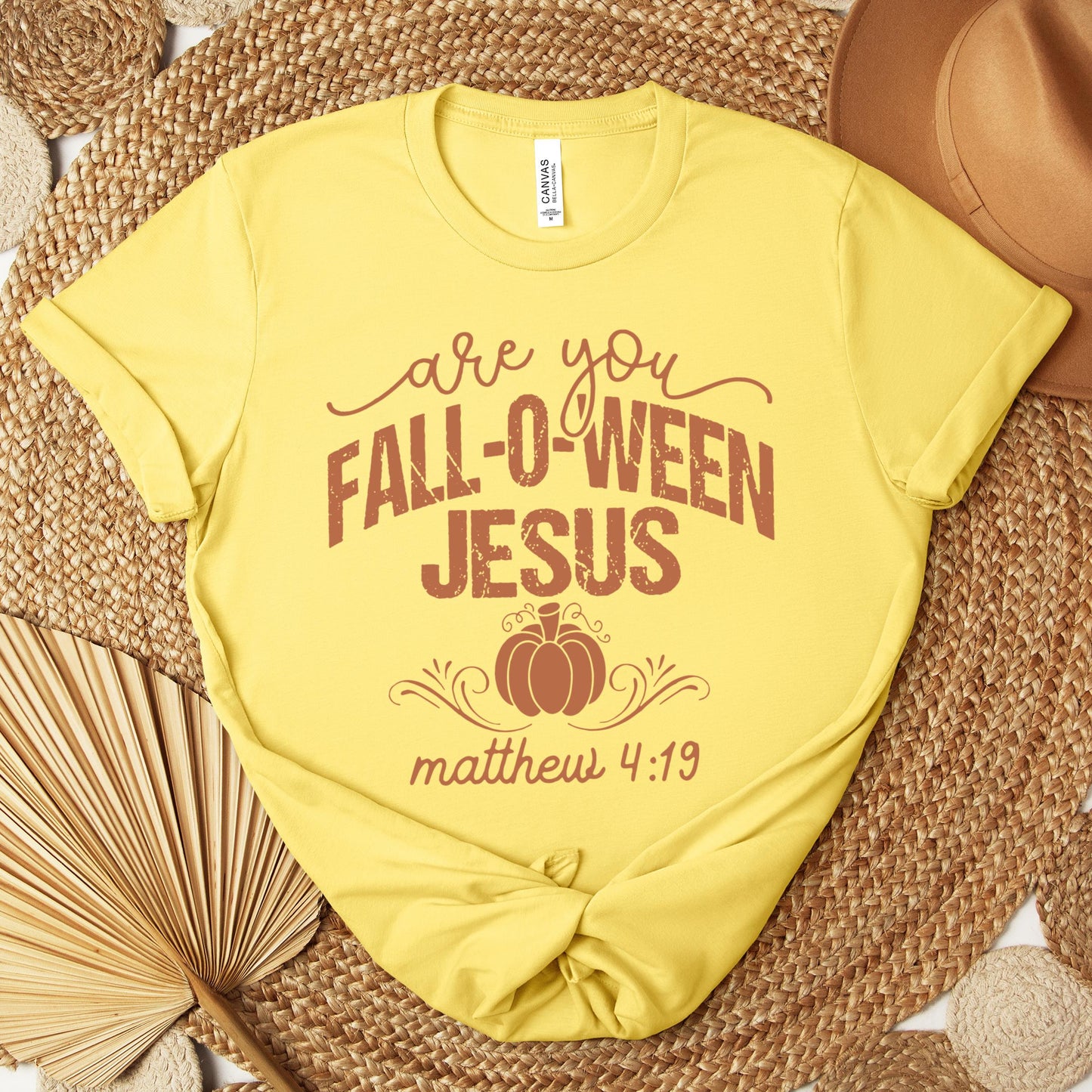 Are You Fall-O-Ween Jesus Matthew 4.19 05 Premium T-shirt