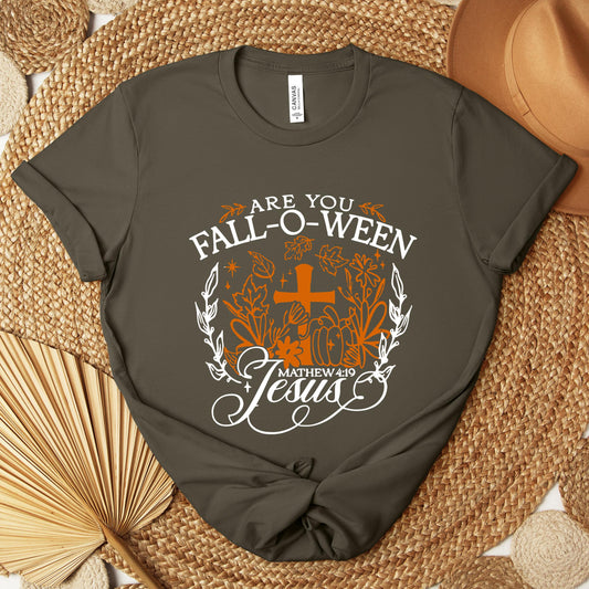 Are You Fall-O-Ween Jesus Matthew 4.19 06 Premium T-shirt