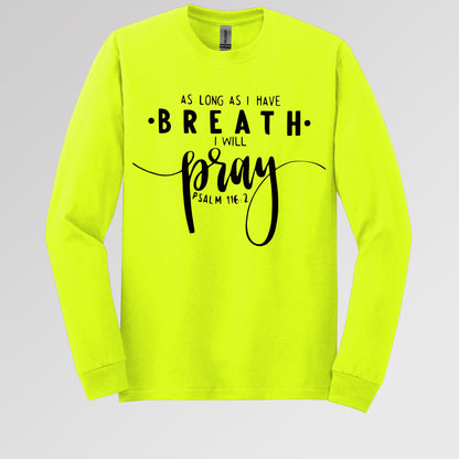As Long As I Have Breathe I Will Pray Psalm 116.2 04