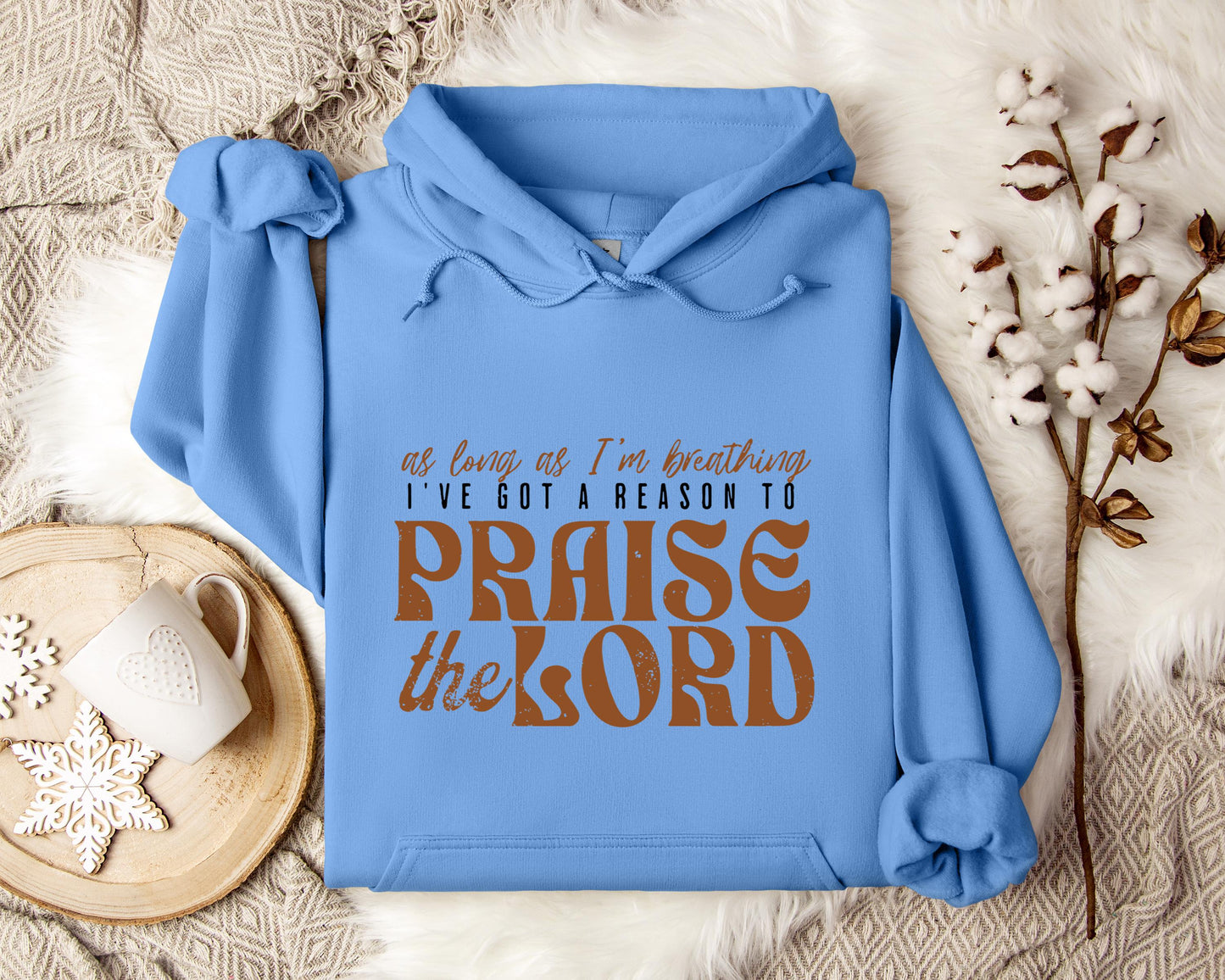 As Long As I'm Breathing I've Got A Reason To Priase The Lord Hoodie