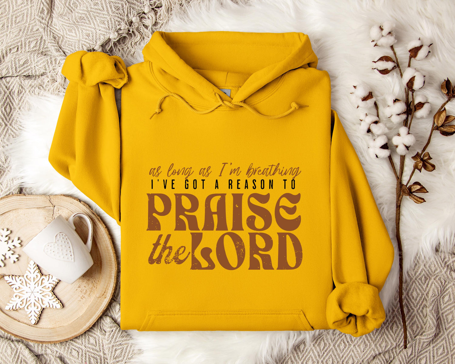 As Long As I'm Breathing I've Got A Reason To Priase The Lord Hoodie