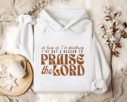 As Long As I'm Breathing I've Got A Reason To Priase The Lord Hoodie