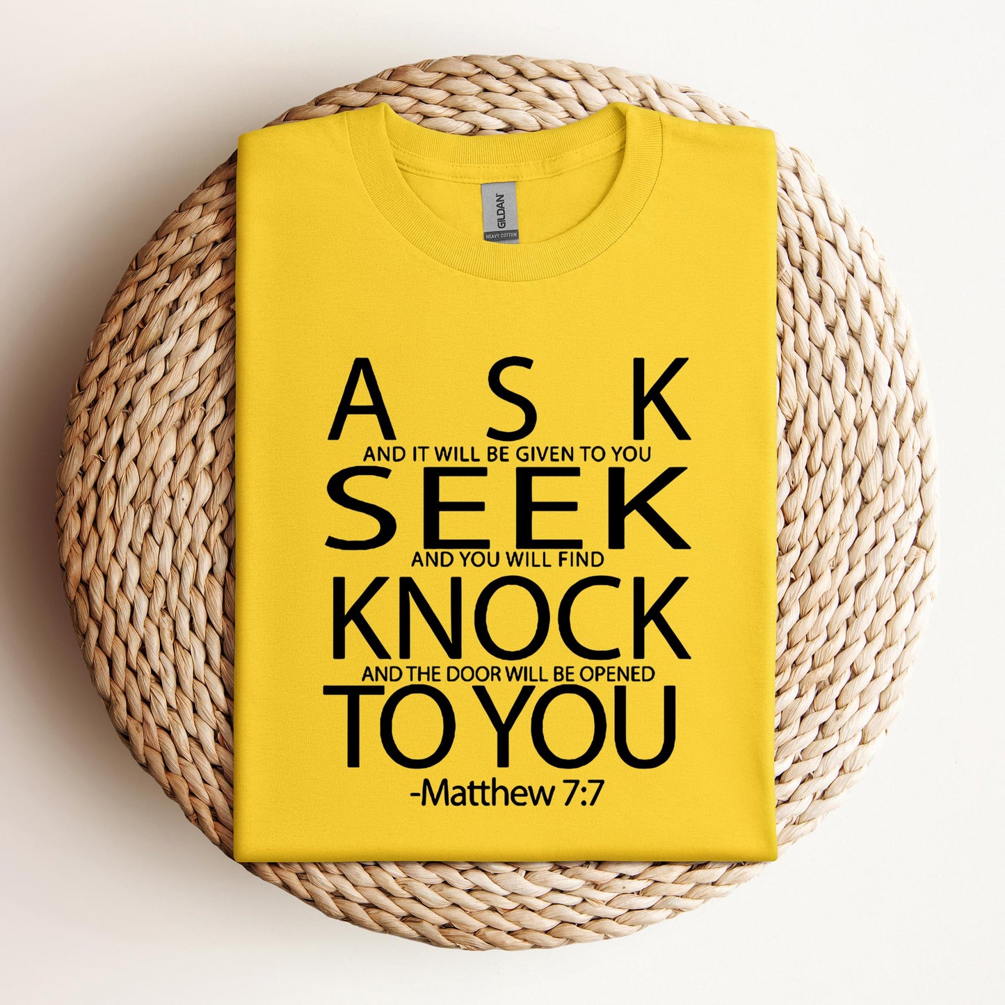 Ask Seek Knock To You Matthew 7.7