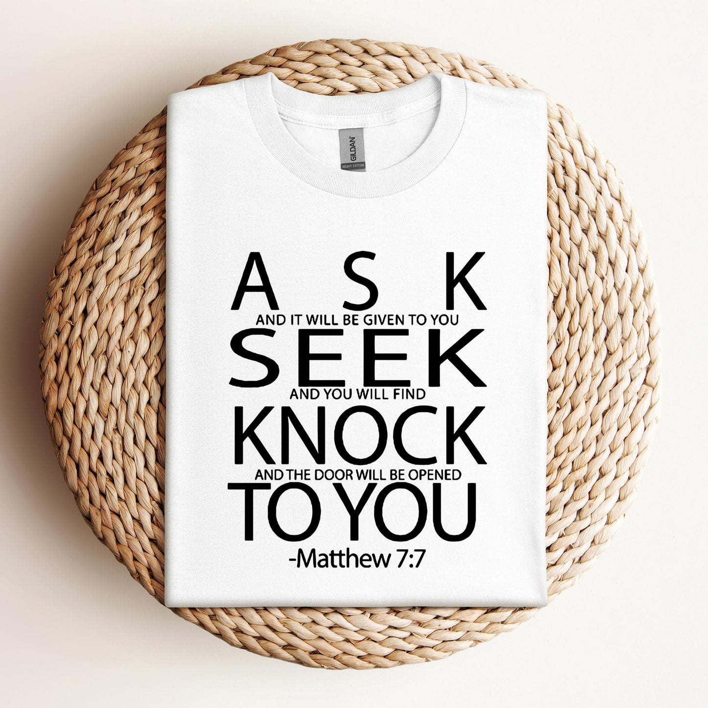 Ask Seek Knock To You Matthew 7.7