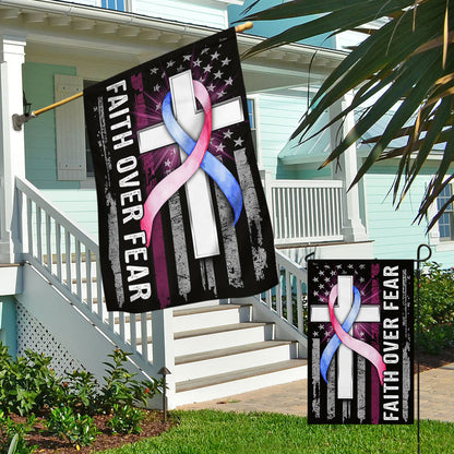 SIDS Flag Faith Over Fear Sudden Infant Death Syndrome Flag