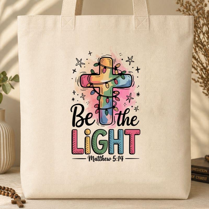 Be The Light Matthew 5.14 10 Tote Bag
