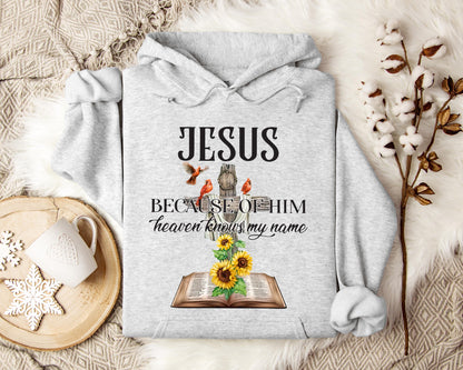 Because Of Him Heaven Knows My Name