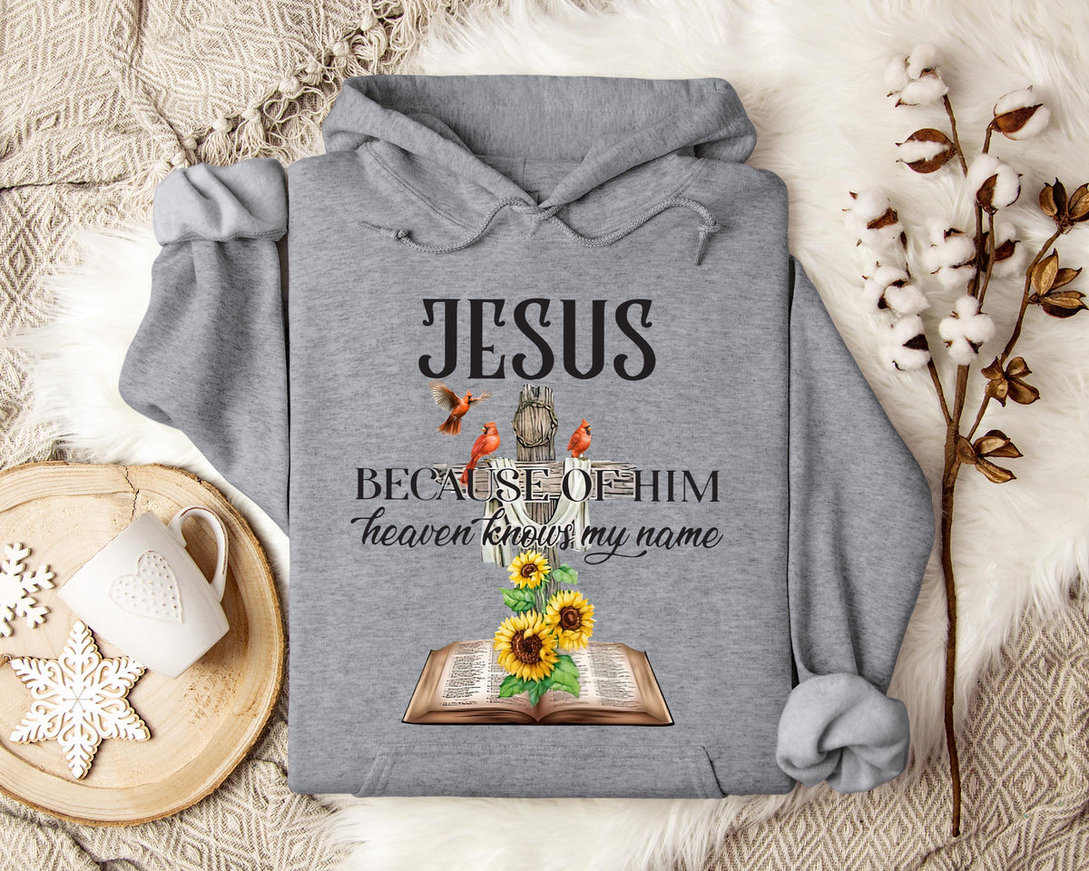 Because Of Him Heaven Knows My Name