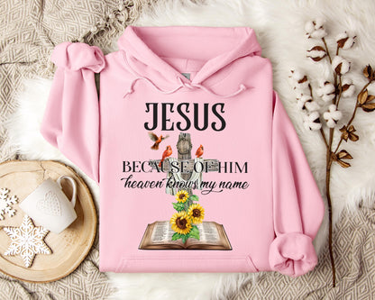 Because Of Him Heaven Knows My Name