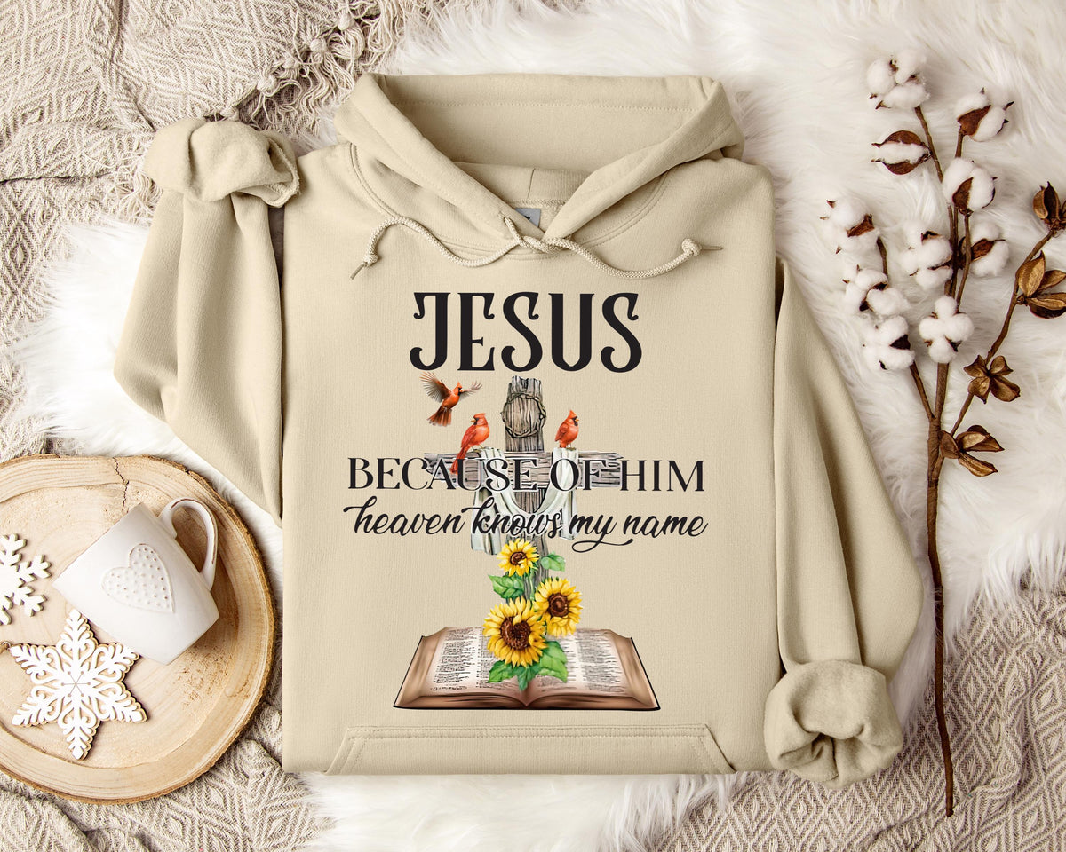 Because Of Him Heaven Knows My Name