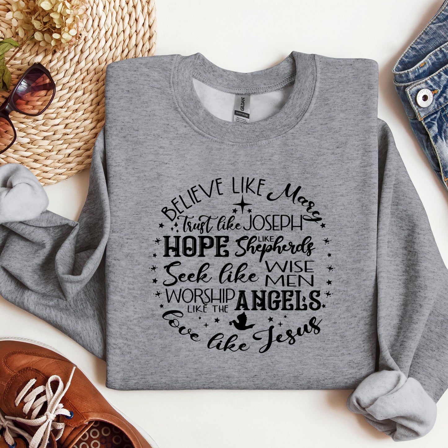 Believe Like Mary Love Like Jesus