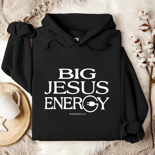 Big Jesus Energy Philippians 4.13 Hoodie