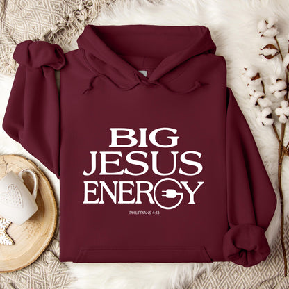 Big Jesus Energy Philippians 4.13 Hoodie