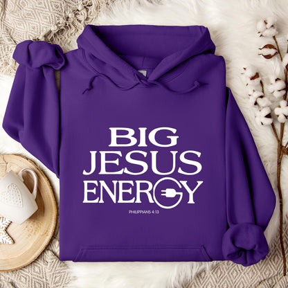 Big Jesus Energy Philippians 4.13 Hoodie
