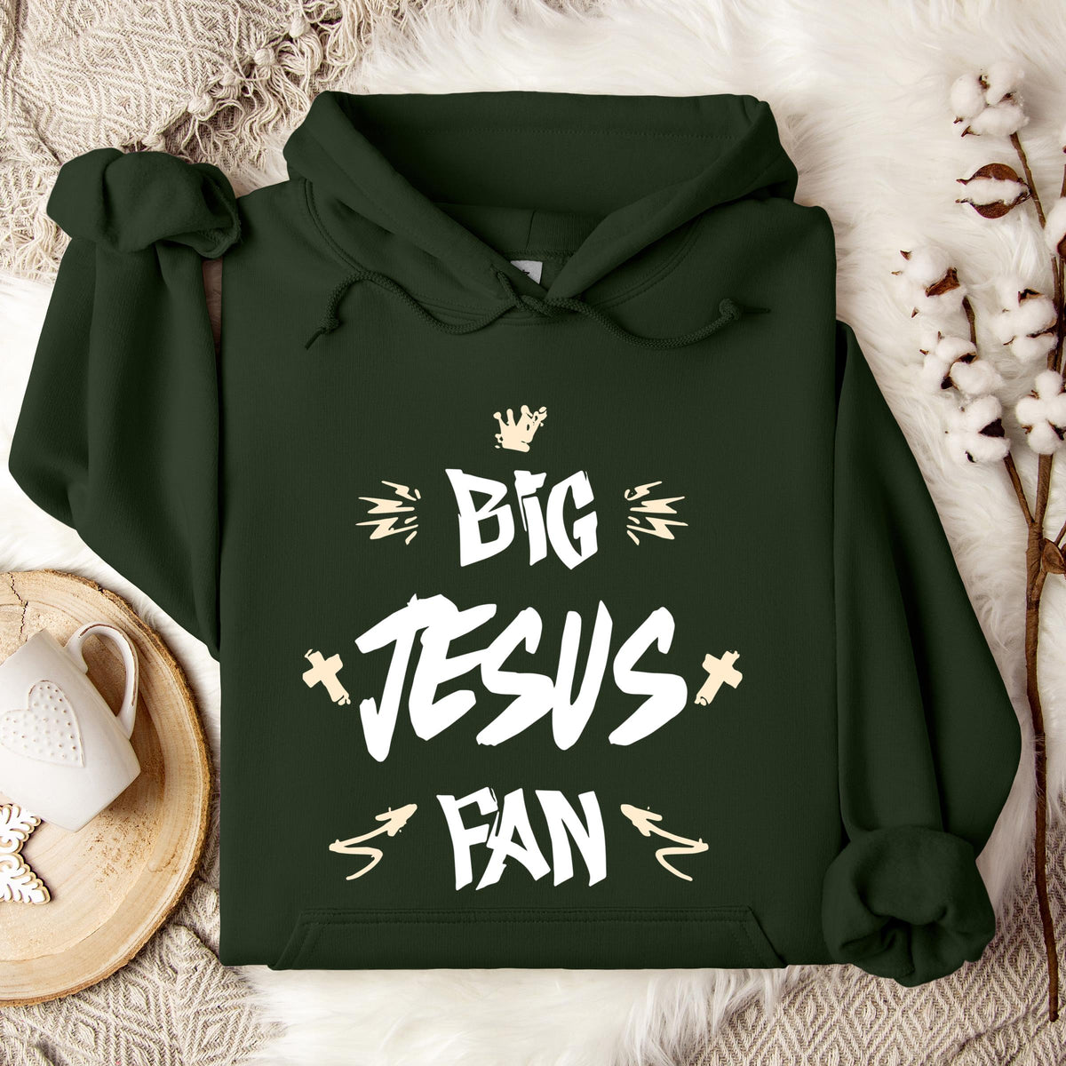 Big Jesus Fan Hoodie