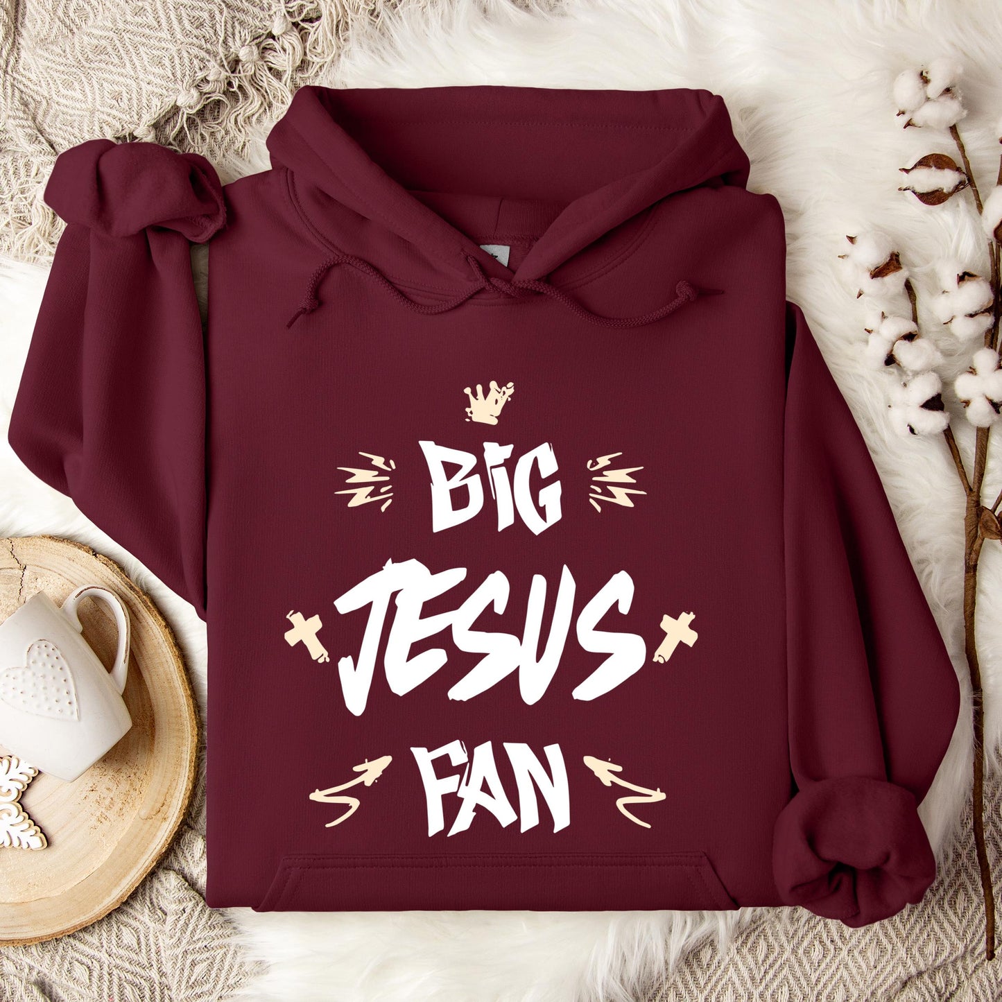 Big Jesus Fan Hoodie