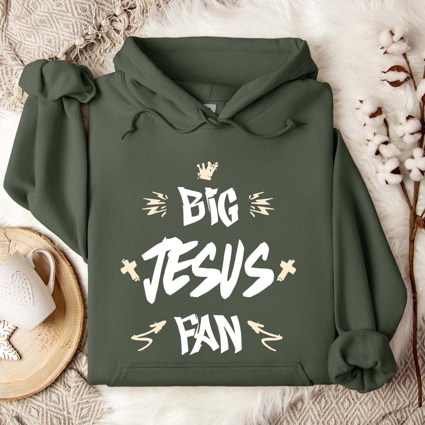 Big Jesus Fan Hoodie