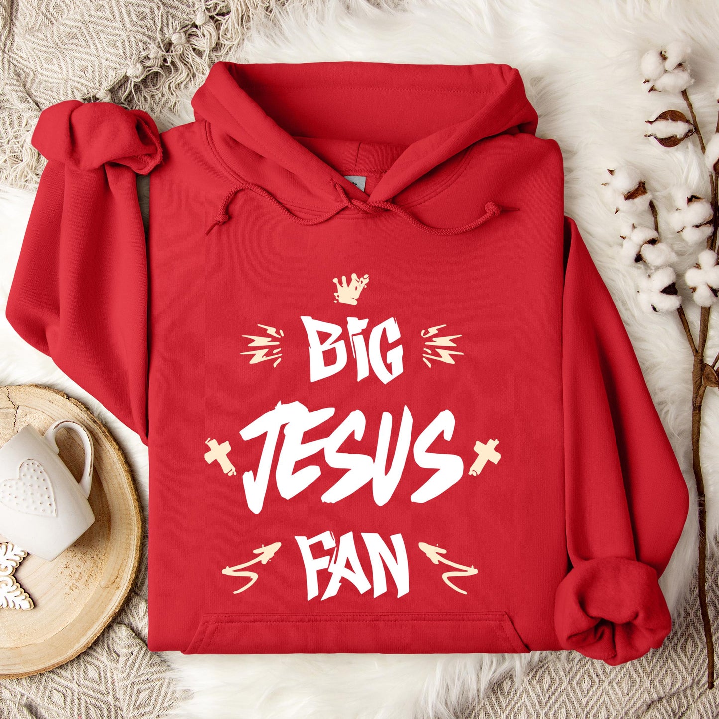 Big Jesus Fan Hoodie