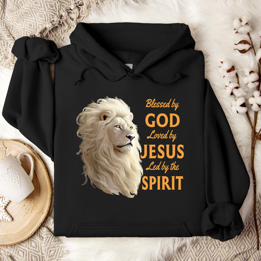 Blessed By God Loved By Jesus Led By The Spirit 01 Hoodie