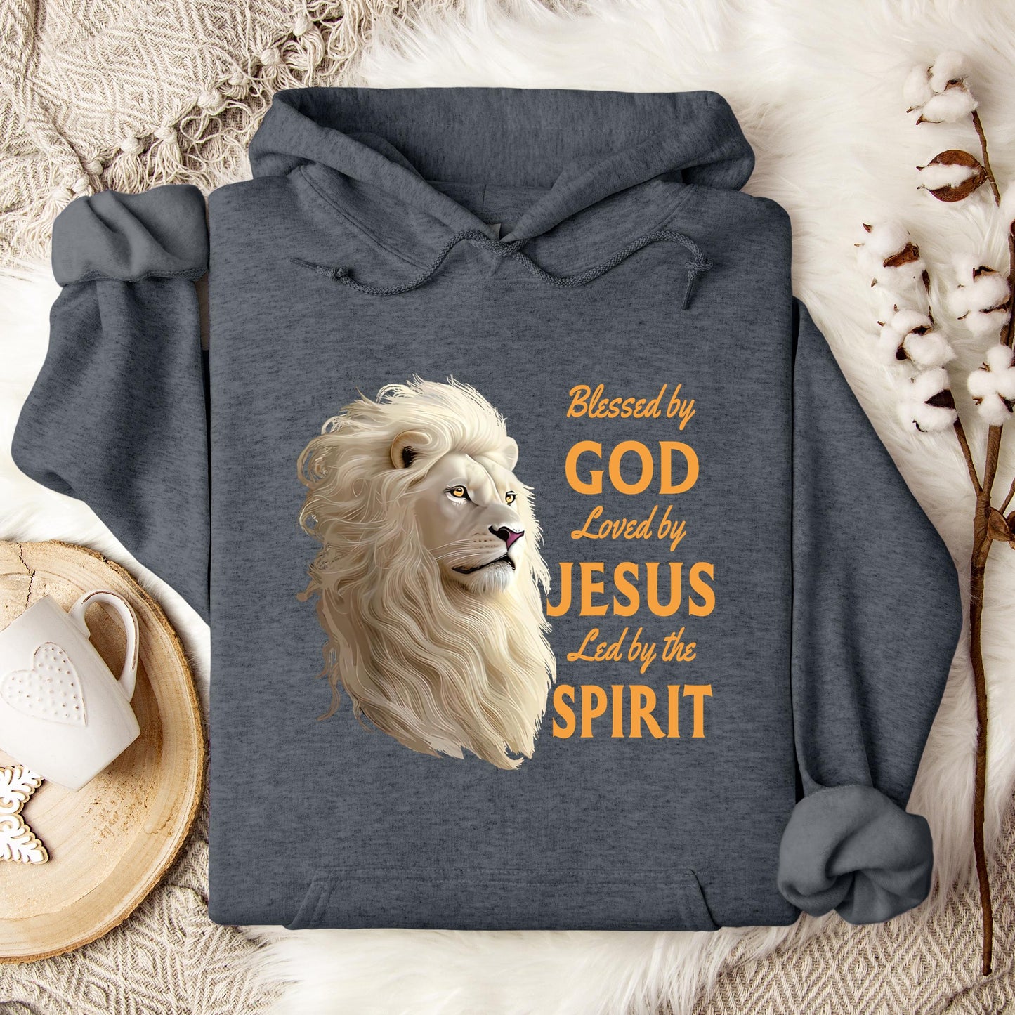 Blessed By God Loved By Jesus Led By The Spirit 01 Hoodie