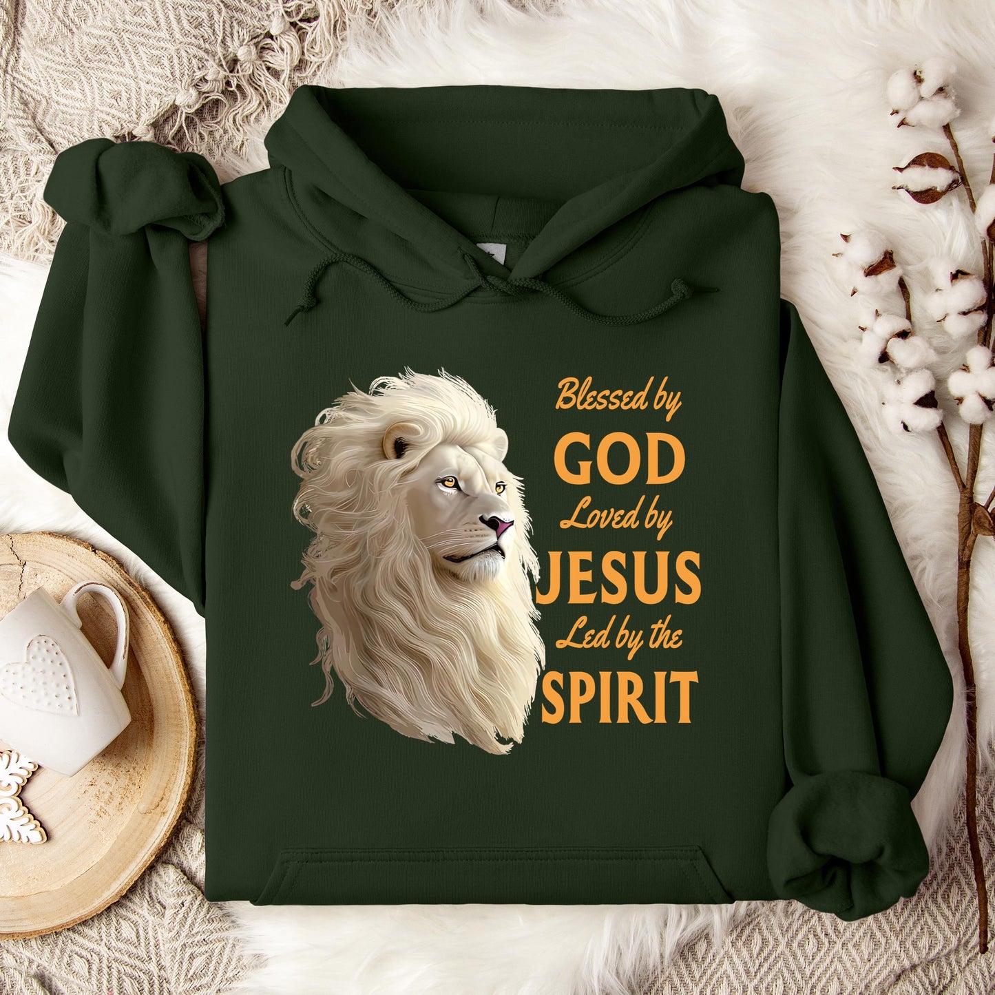 Blessed By God Loved By Jesus Led By The Spirit 01 Hoodie