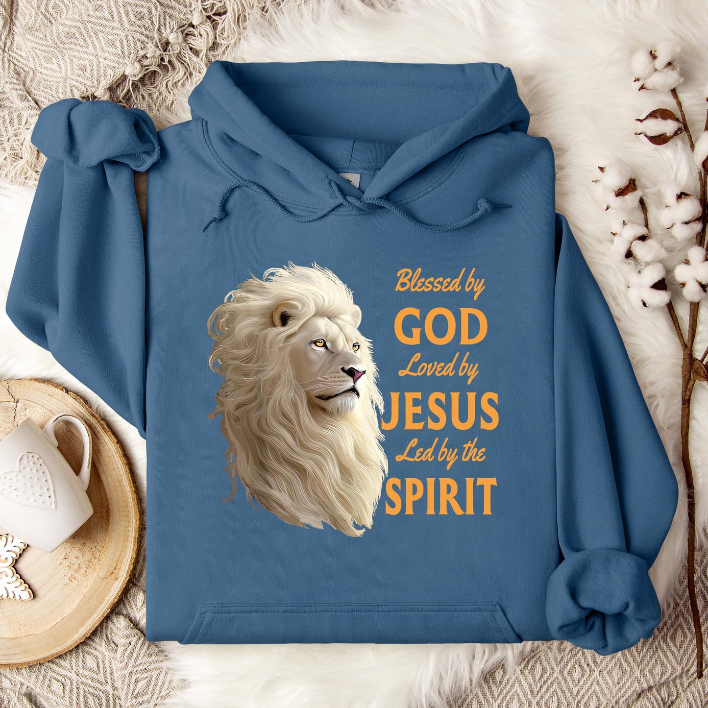 Blessed By God Loved By Jesus Led By The Spirit 01 Hoodie