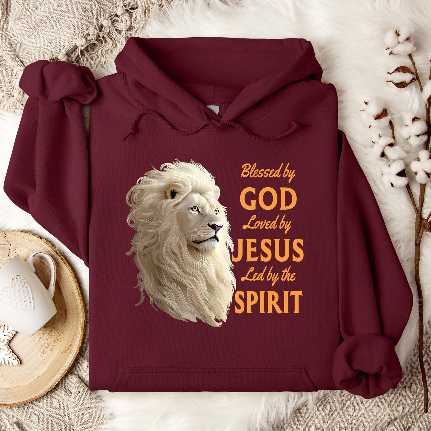 Blessed By God Loved By Jesus Led By The Spirit 01 Hoodie