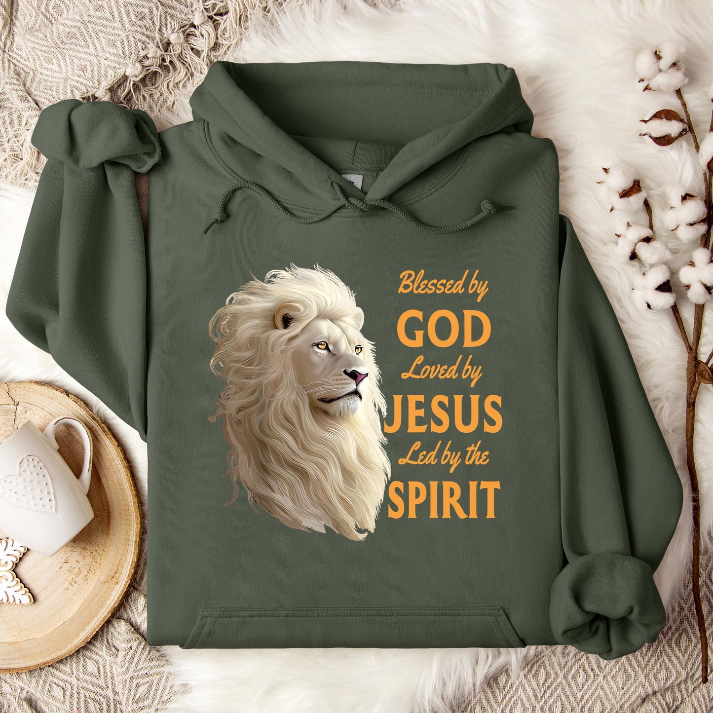 Blessed By God Loved By Jesus Led By The Spirit 01 Hoodie
