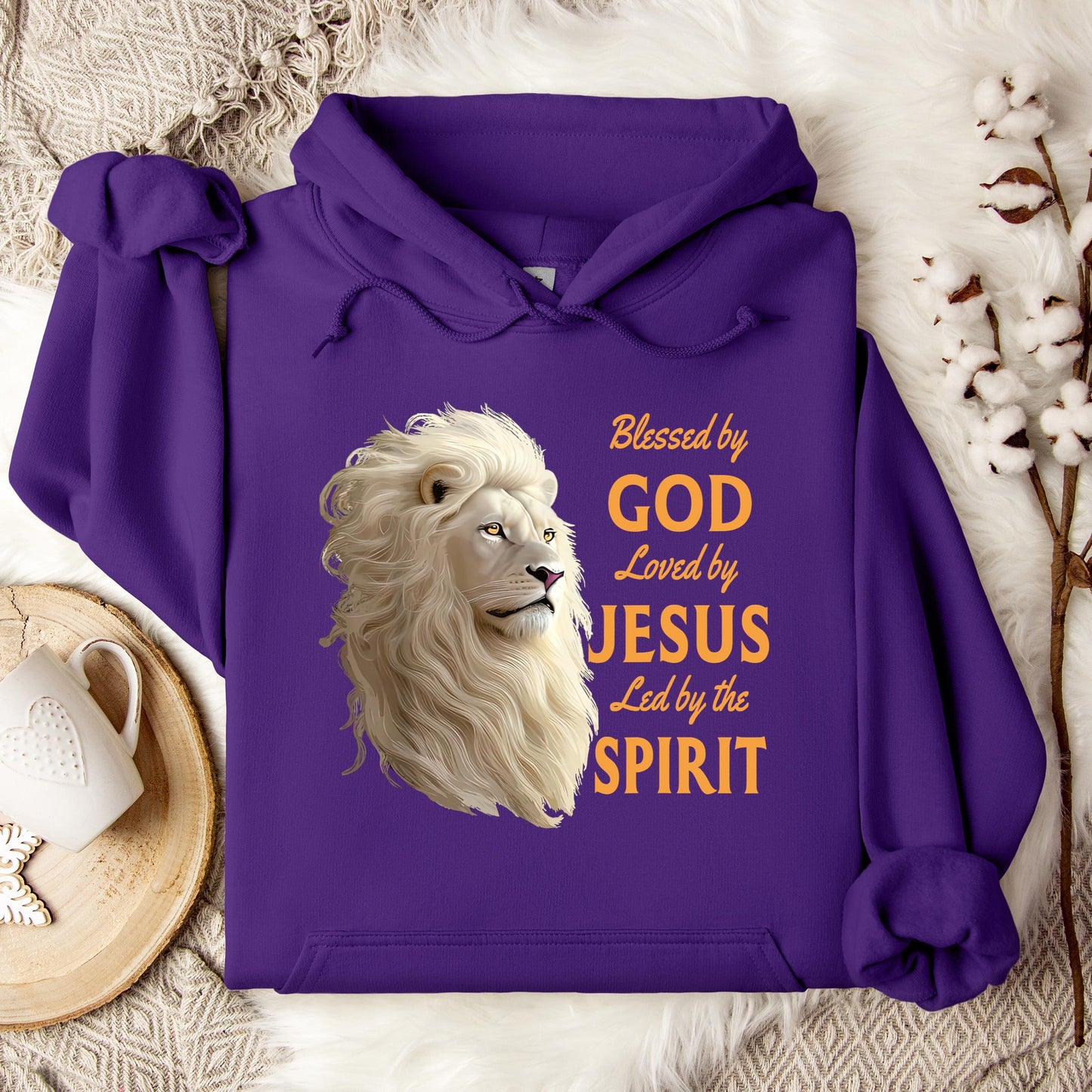 Blessed By God Loved By Jesus Led By The Spirit 01 Hoodie