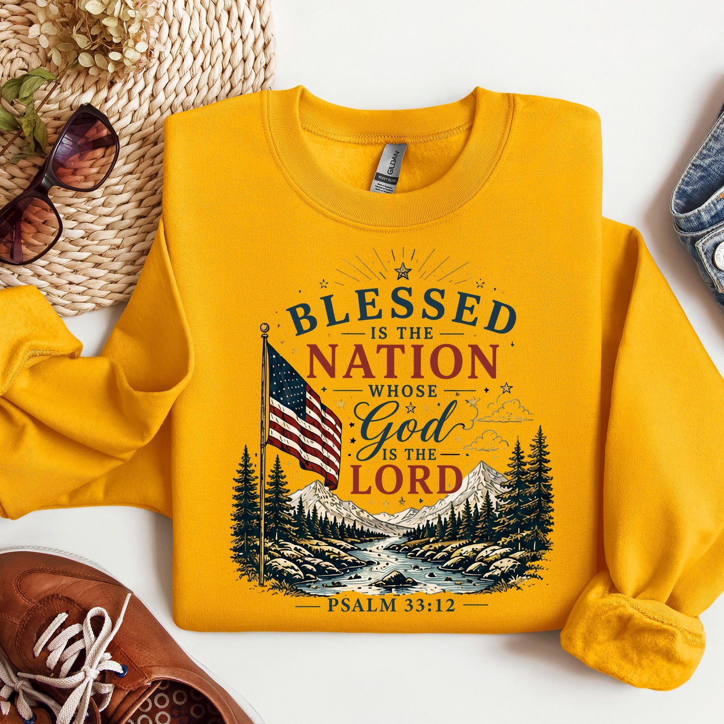 Blessed Is The Nation Whose God Is The Lord Psalm 33.12 02