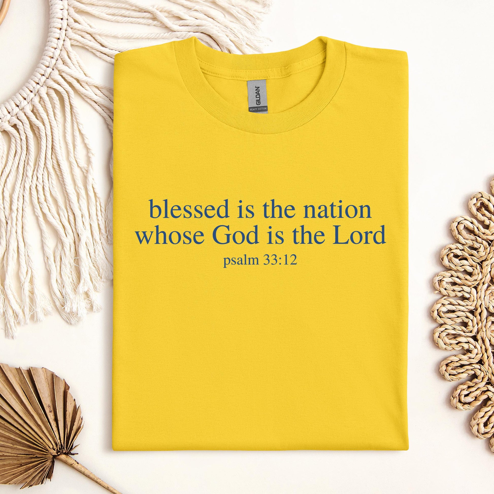 Blessed Is The Nation Whose God Is The Lord Psalm 33.12 03