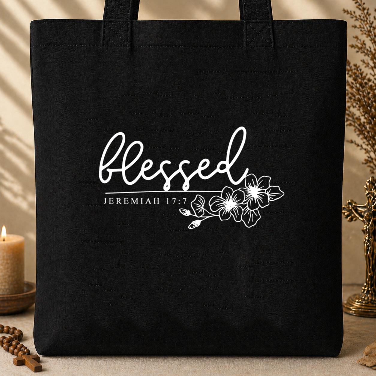 Blessed Jeremiah 17.7 Tote Bag