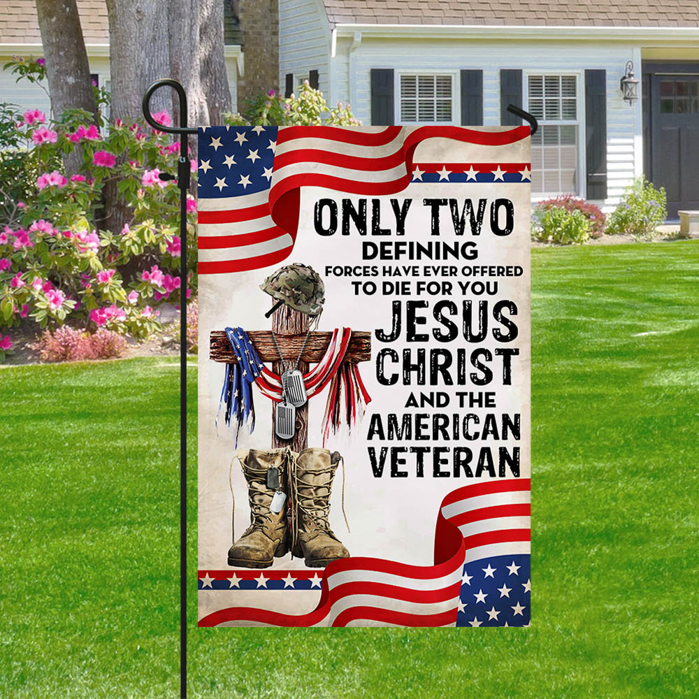 Flagwix American Flag - Only Jesus Christ and American Veteran Can Die For You, US Veteran Flag