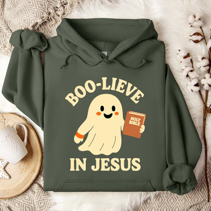 Boo-Lieve In Jesus Hoodie