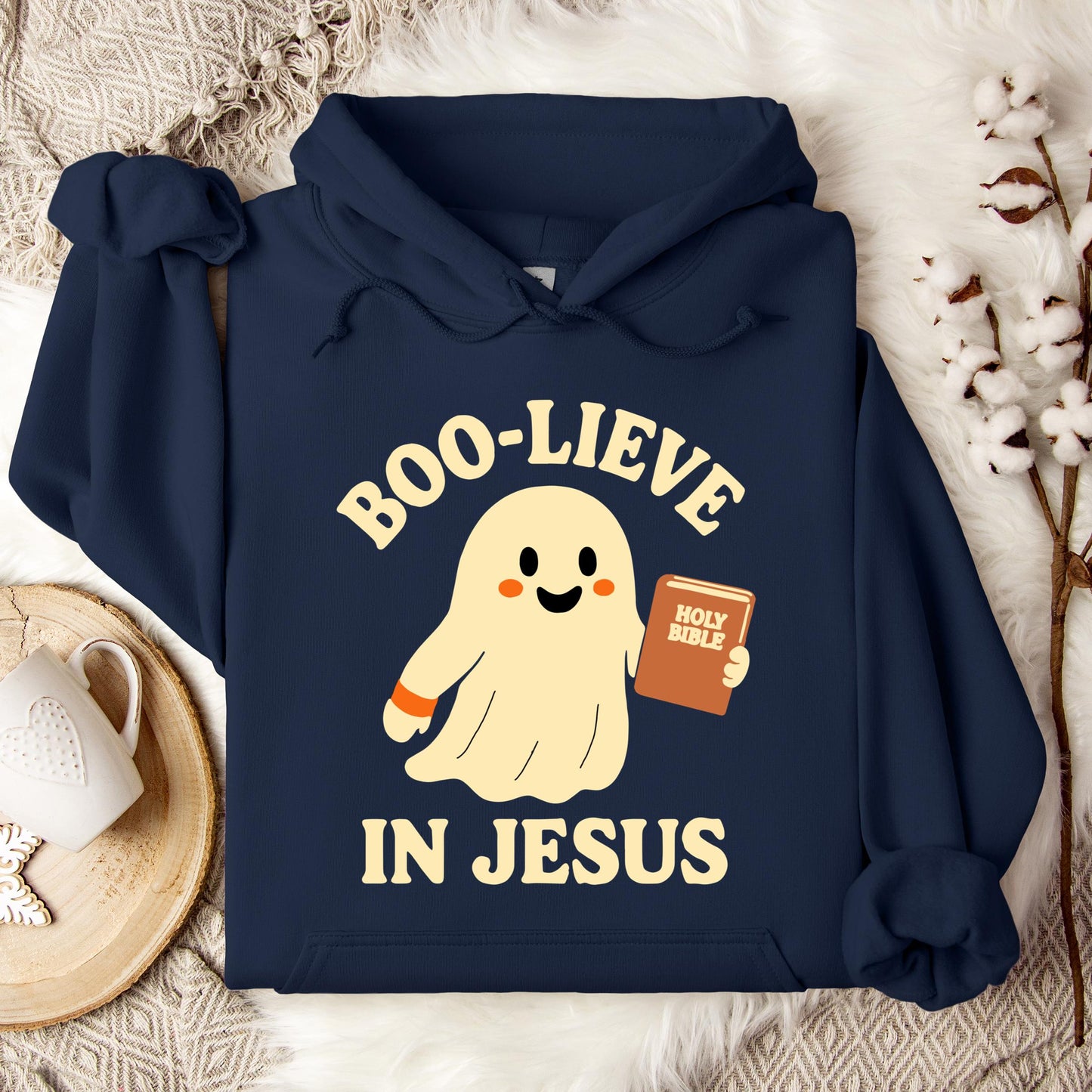 Boo-Lieve In Jesus Hoodie