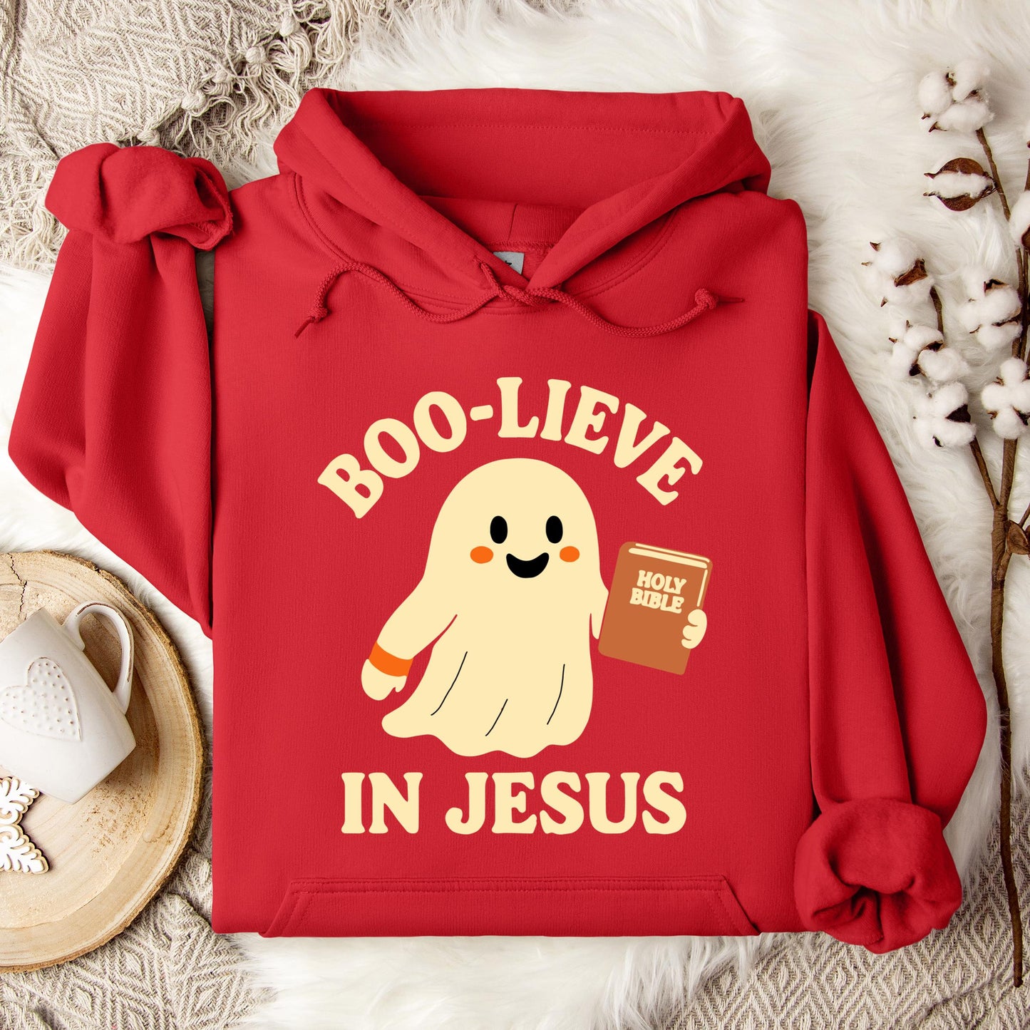 Boo-Lieve In Jesus Hoodie