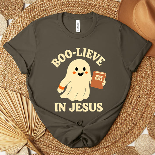 Boo-Lieve In Jesus Premium T-shirt