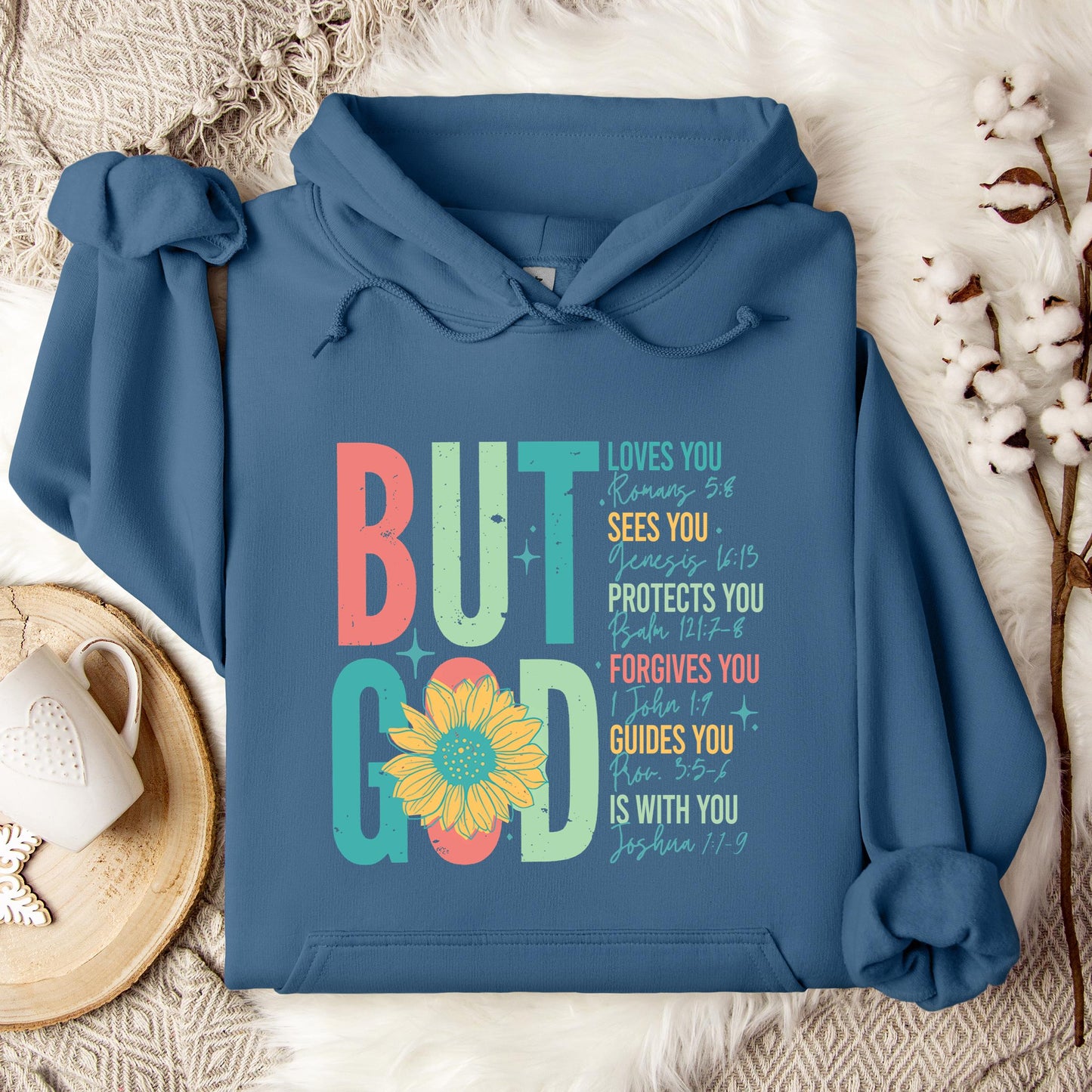 But God Sunflower Hoodie