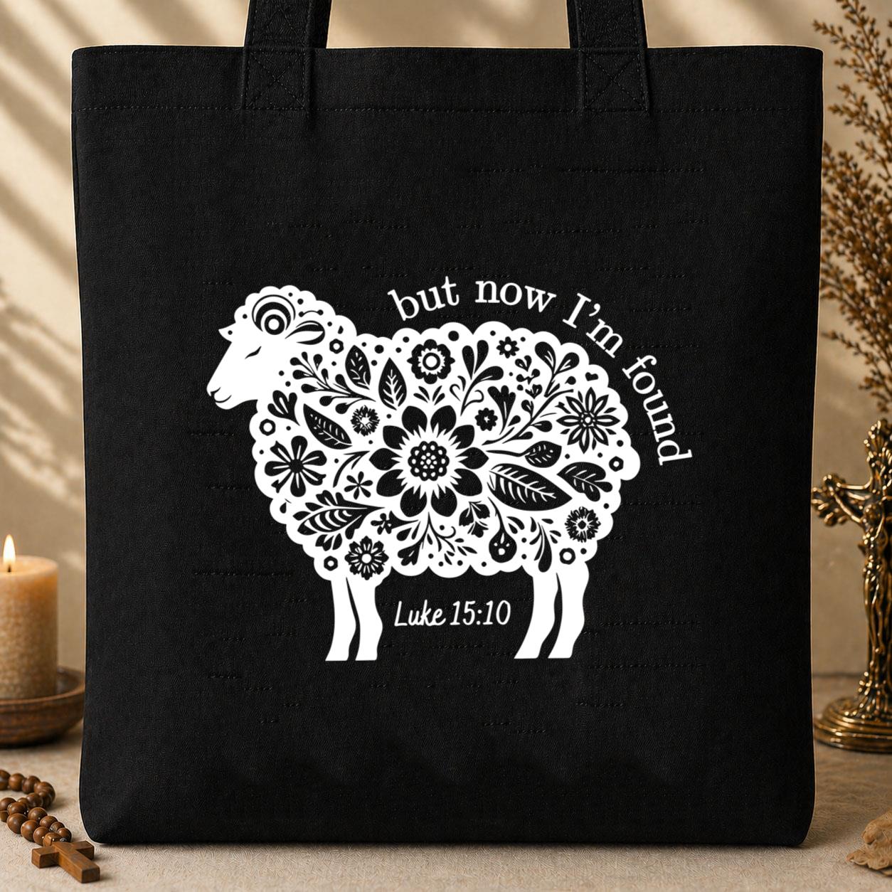 But Now I_m Found Luke 15.10 Tote Bag