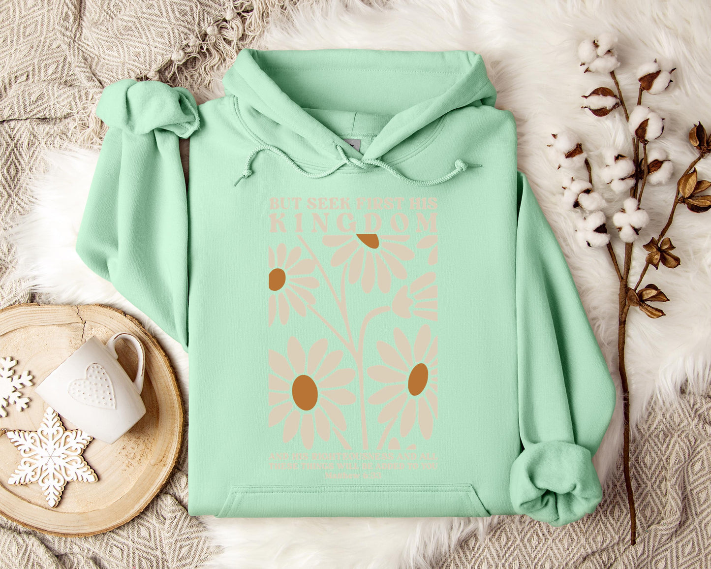 But Seek First His Kingdom Matthew 6.33 Hoodie