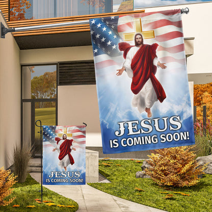 Jesus Is Coming Soon, Jesus Christ American Flag
