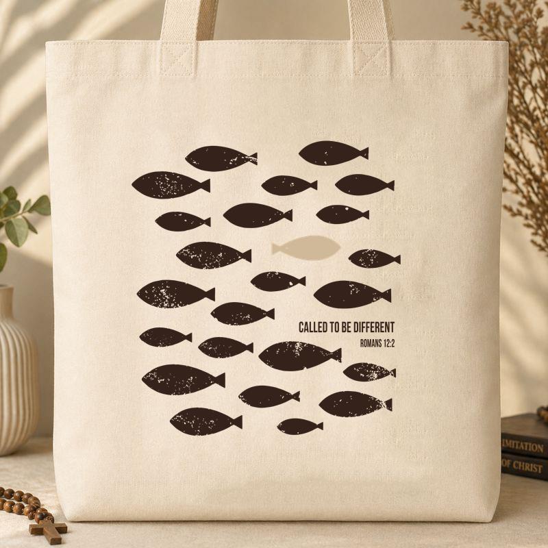 Called To Be Different Romans 12.2 Tote Bag