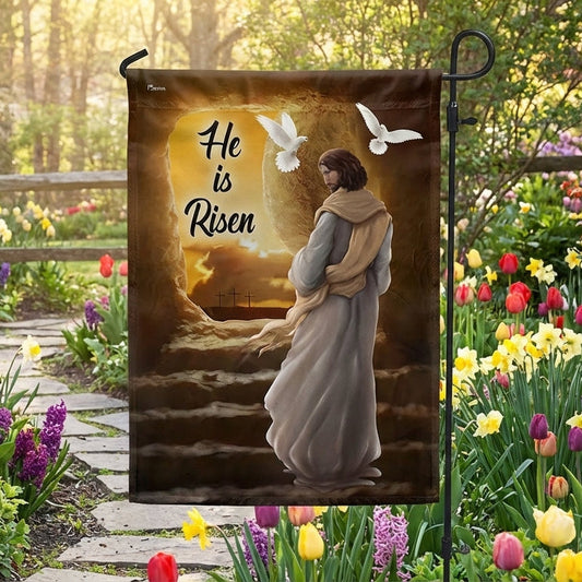 FLAGWIX He Is Risen Christ Resurrection of Jesus Flag