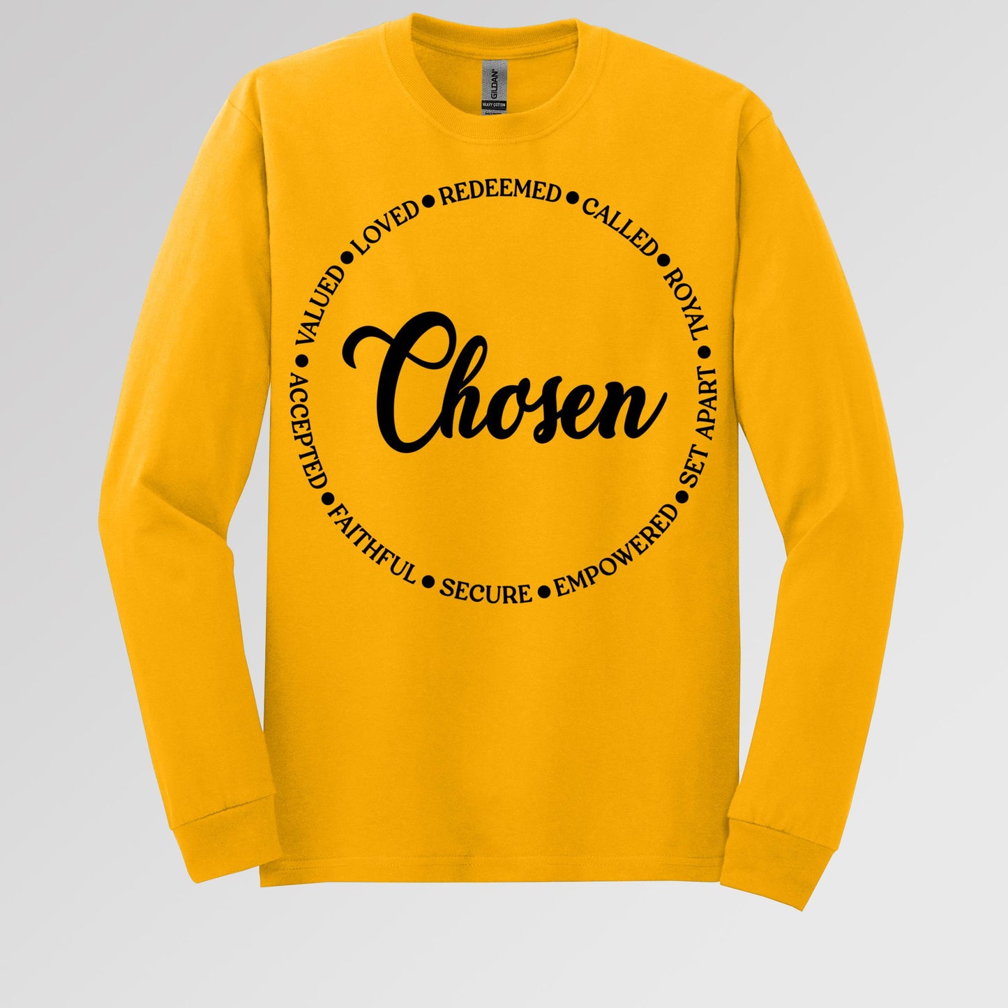 Chosen Valued Loved Redeemed Called Royal Set Apart Empowered Secure Faithful Accepted 01