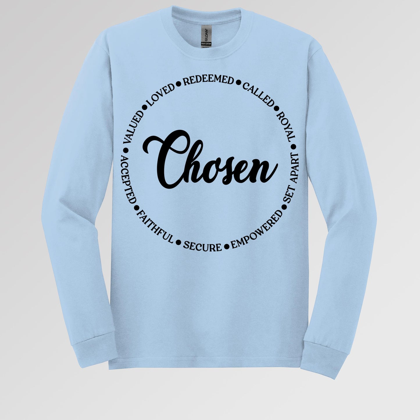 Chosen Valued Loved Redeemed Called Royal Set Apart Empowered Secure Faithful Accepted 01