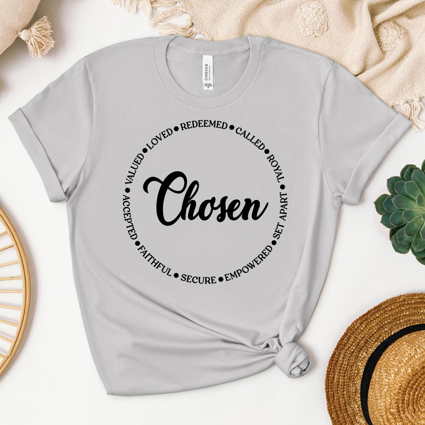 Chosen Valued Loved Redeemed Called Royal Set Apart Empowered Secure Faithful Accepted 01