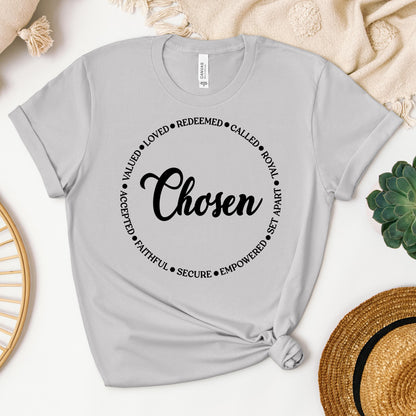 Chosen Valued Loved Redeemed Called Royal Set Apart Empowered Secure Faithful Accepted 01