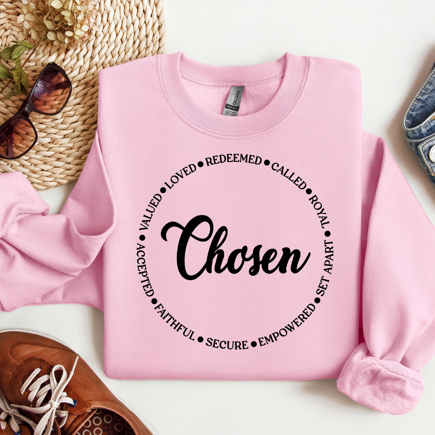 Chosen Valued Loved Redeemed Called Royal Set Apart Empowered Secure Faithful Accepted 01